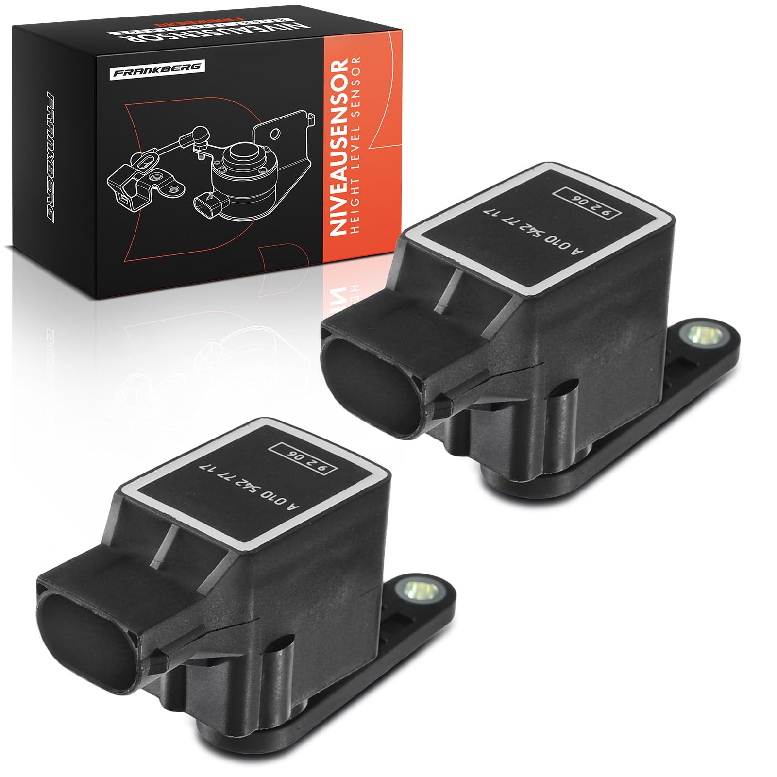 Frankberg 2x Niveausensor Xenonlicht Vorne Hinten für A-Klasse B-Klasse C-Klasse CLK E-Klasse GL-Klasse M-Klasse S-Klasse SLK 1993-2012 105427617