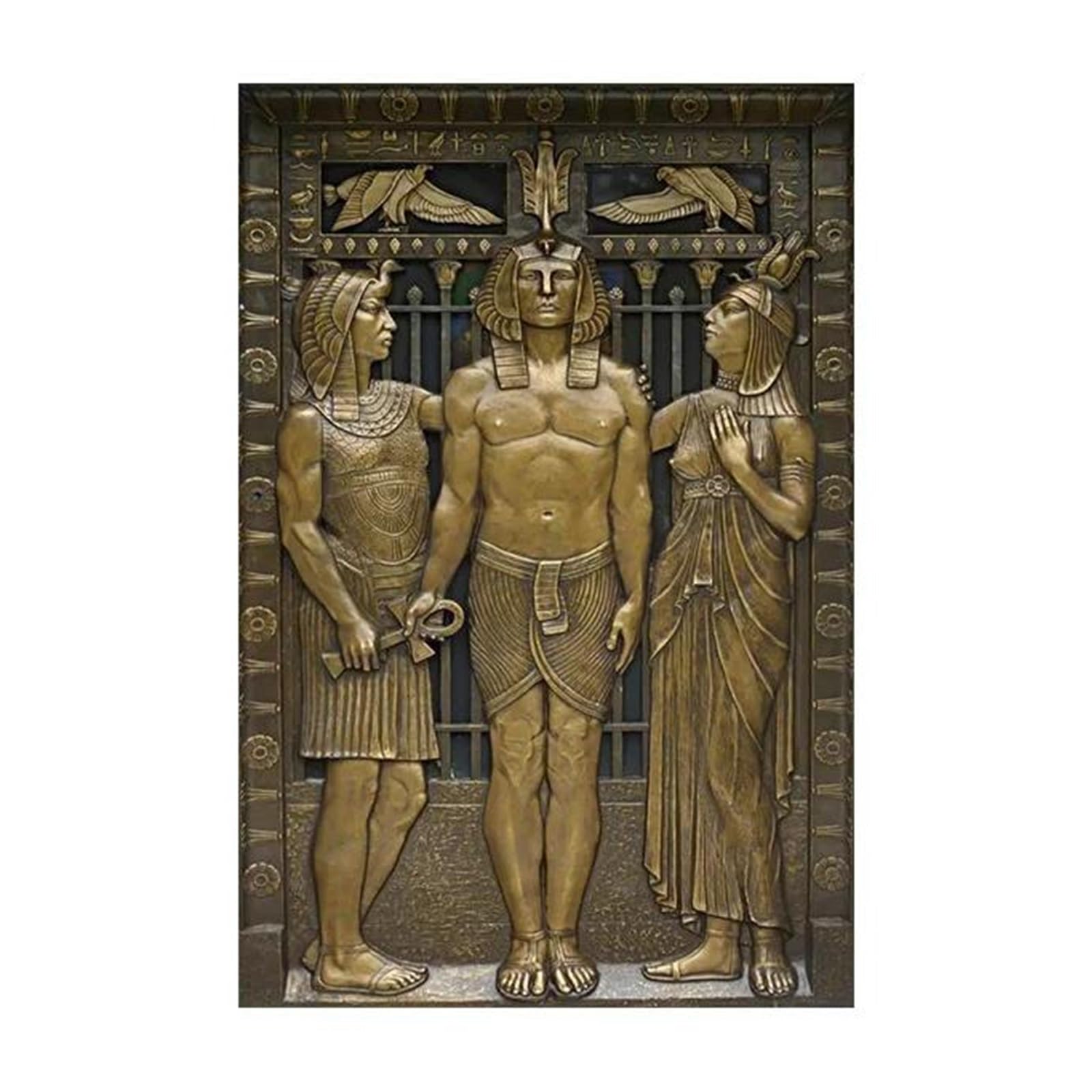 Tableau rétro Égypte ancienne pour décoration murale salon 30x40