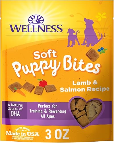 Wellness Puppy Treats, Natural, Training Treat, Grain Free, Soft Lamb