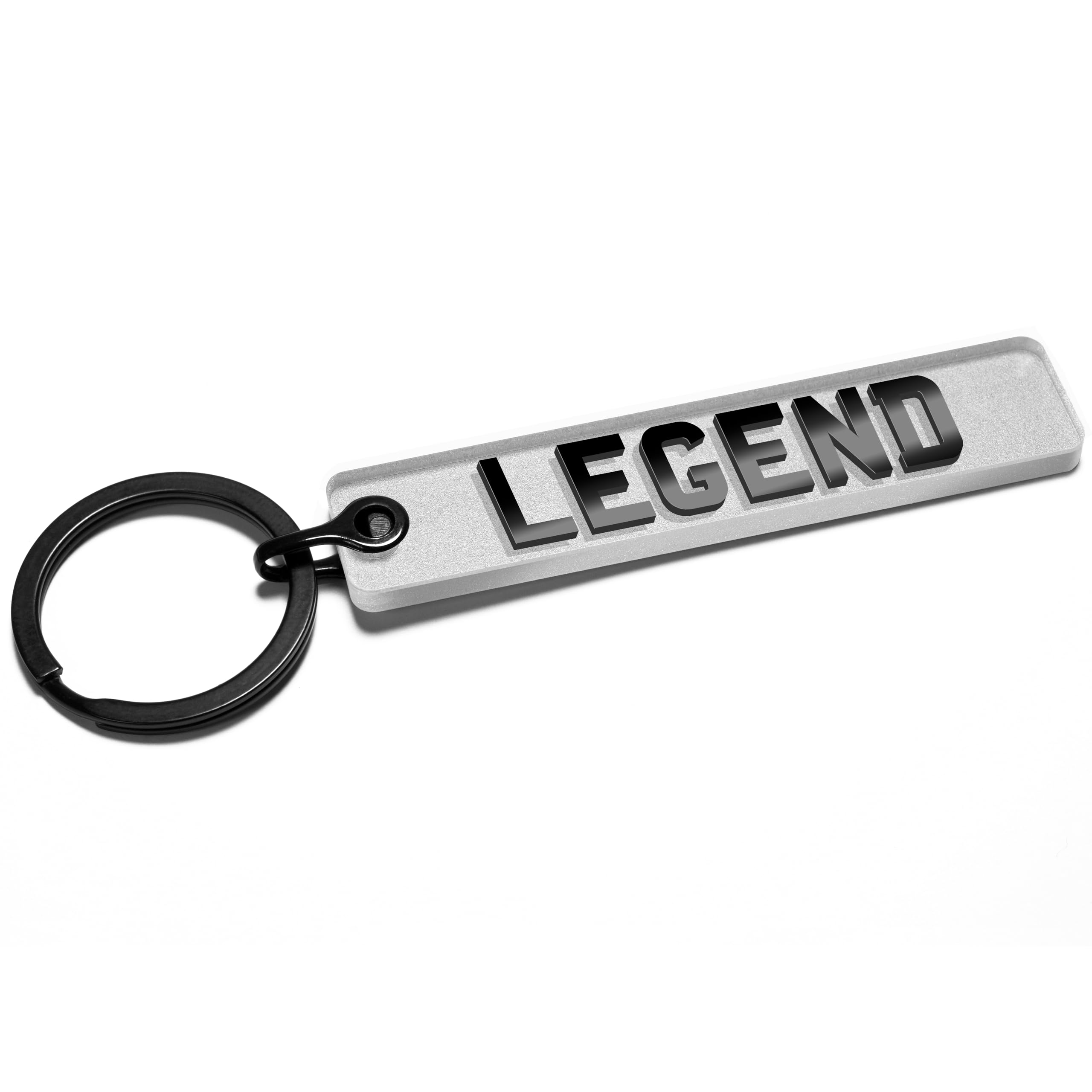 Pixly® Legend Licence Plate Keychain, Mini UK Number Plate Keyring, Name Key Chain, Car Registration Key Ring, Gift Reg Fob, Gift for Him Her