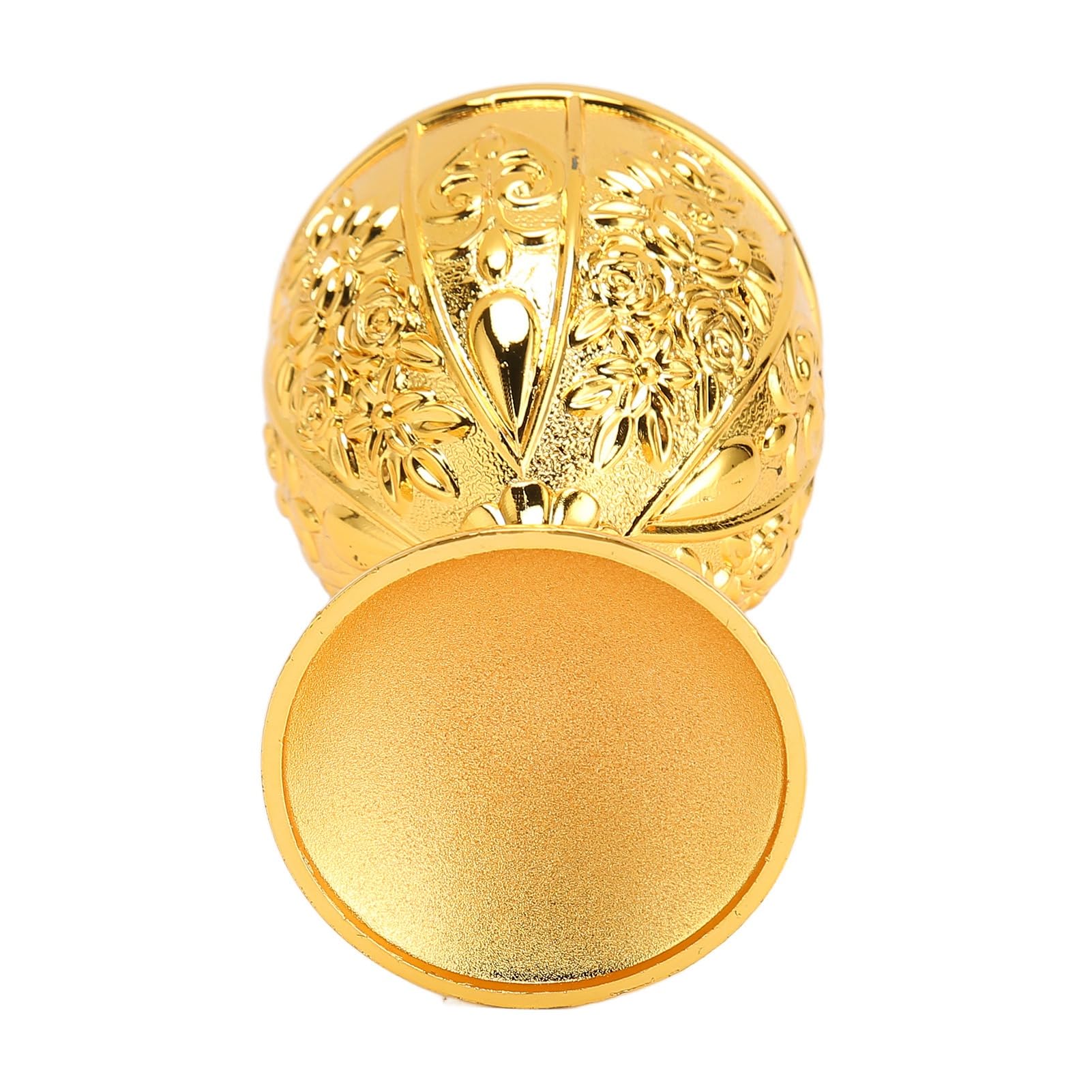 Metallgeprägter Weinbecher, Vintage-Schnapsgläser aus Metall, Vintage-Kelch, Wein-Likör-Becher, Blumenmuster, Exquisite Details, Metall-Weinbecher Für Heimgeschenke(Gold)