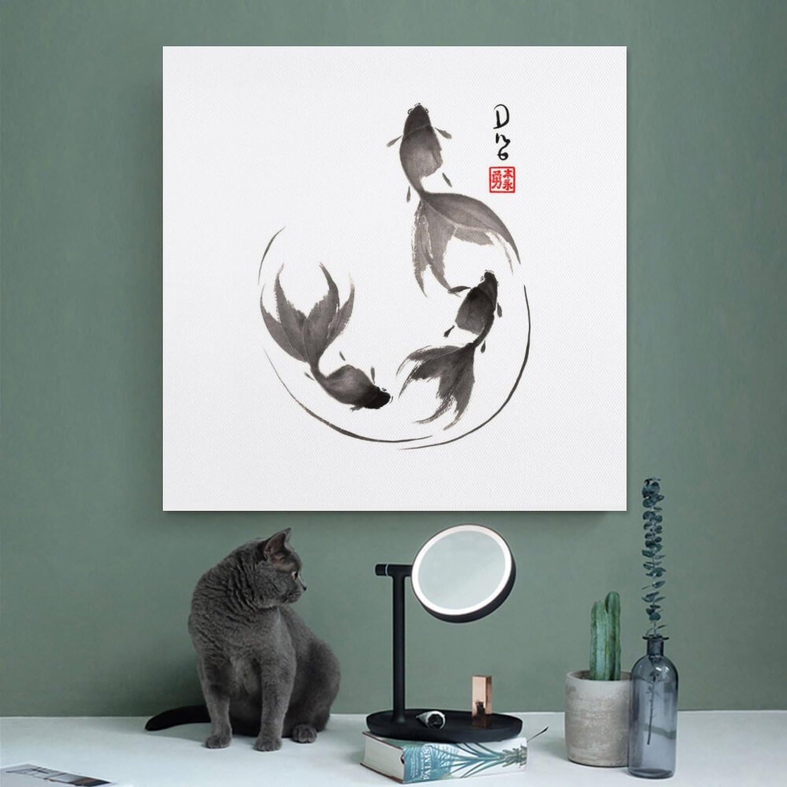 水墨 アートポスター オリジナルイラスト作品 10個絵画セット 水墨 アートポスター オリジナルイラスト作品 10個絵画セット 水墨