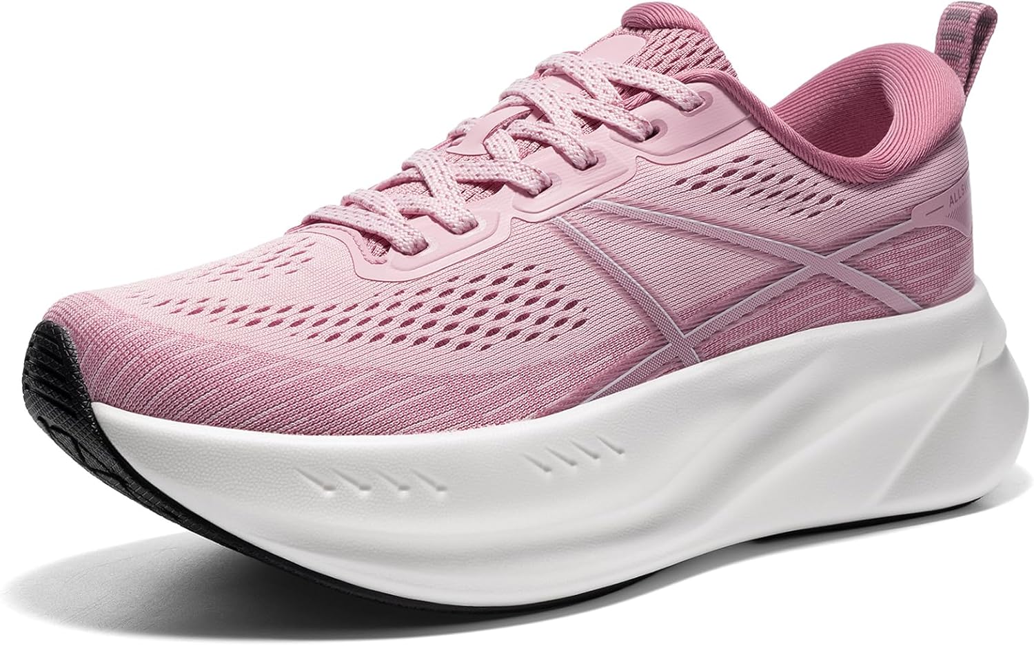 Women's Road Running Shoes Cushion Tennis Shoes Non-Slip Comfortable Lightweight Gym Workout Athletic Arch Support Walking Sneakers Active5K