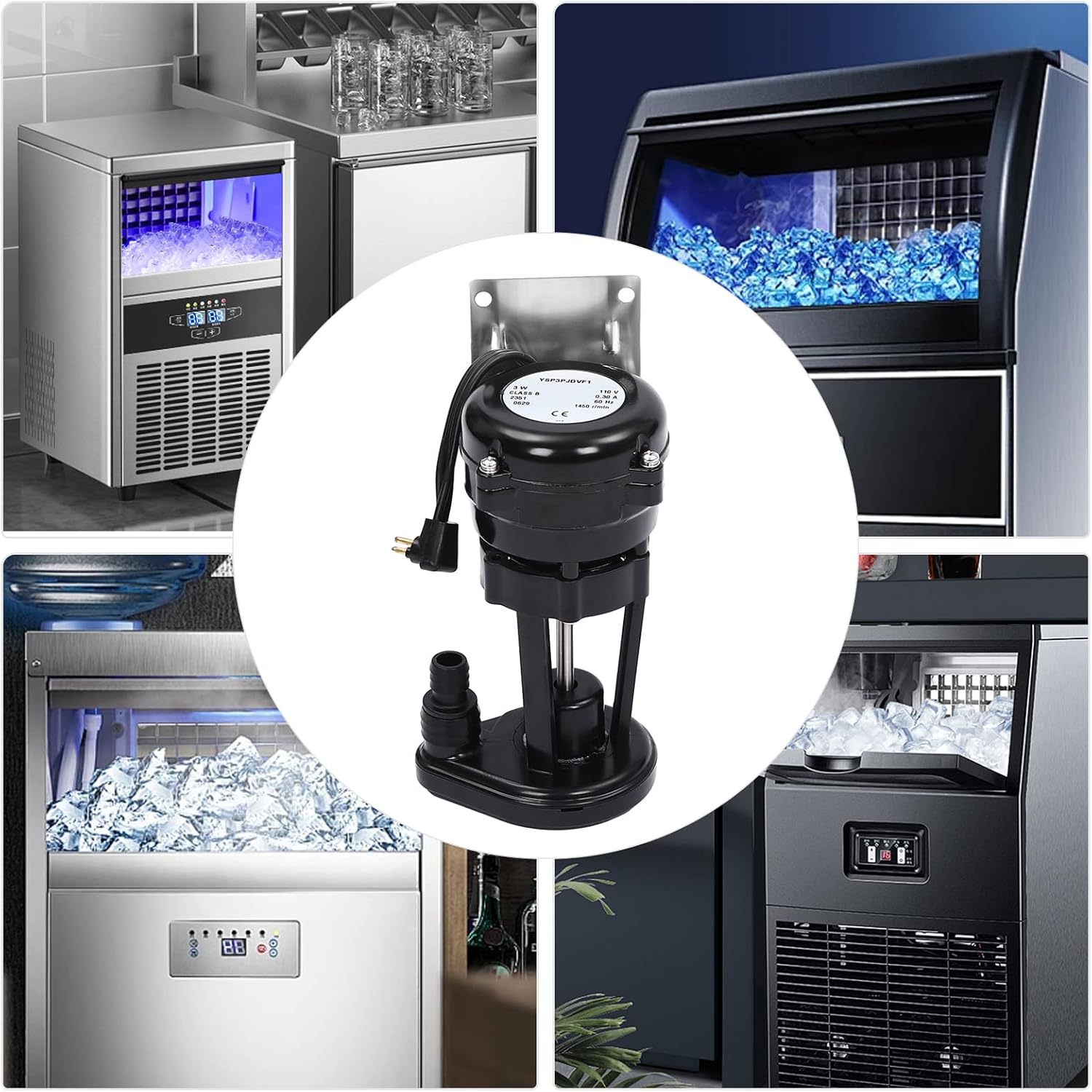 New Water Pump Replacement Water Pump Compatible with Ice Maker