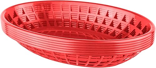 Bear Paws - Cestas de comida - Cesta de plástico - Cestas de pan ovaladas - Cesta para servir - Cestas de restaurante - Bandeja de delicatessen -