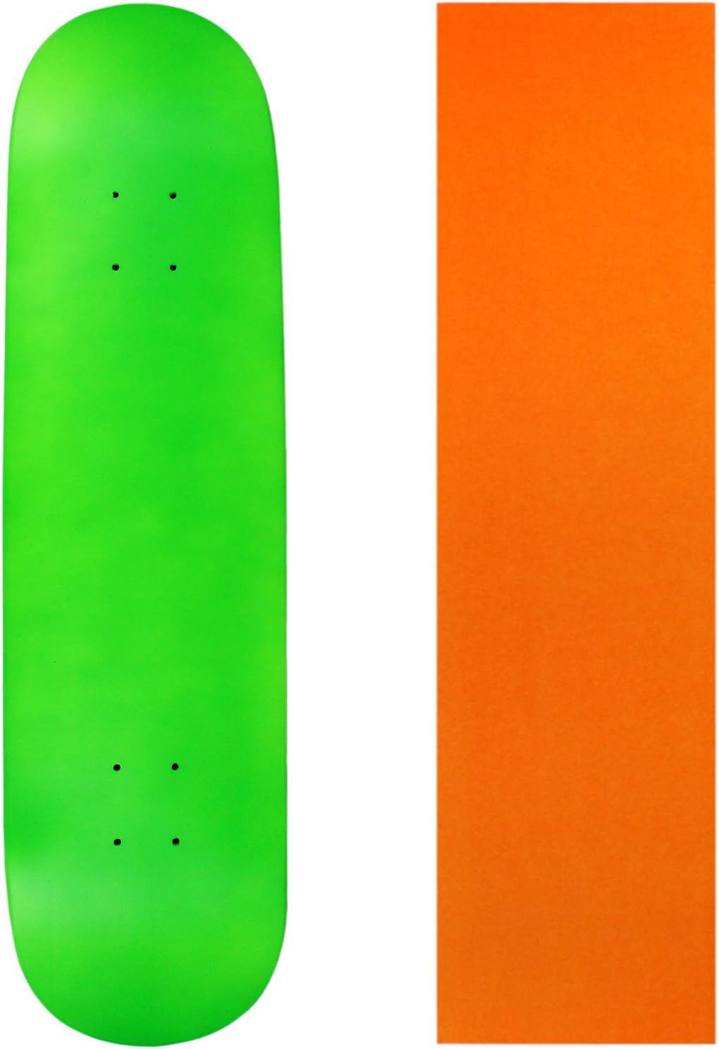 Moose Skateboard Deck Pro 7-Ply Canadian Maple NEON Green with Griptape