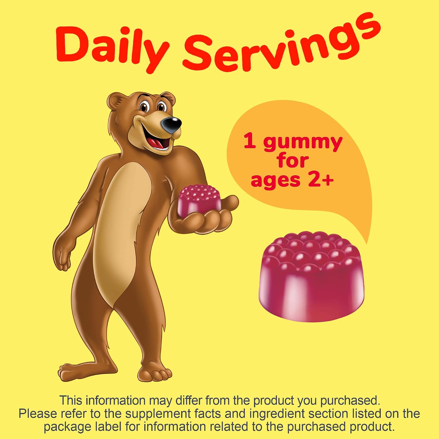 L'il Critters Vitamin D Gummy Bears