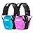 PROHEAR 016 Shooting Ear Protection Earmuffs 2 Pack, NRR 26dB for Gun Range, Hunting -Blue+Pink