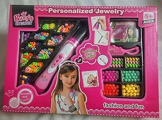 أداة تزيين الشعر بالخرز مع أشكال خرز كثيرة من البينو