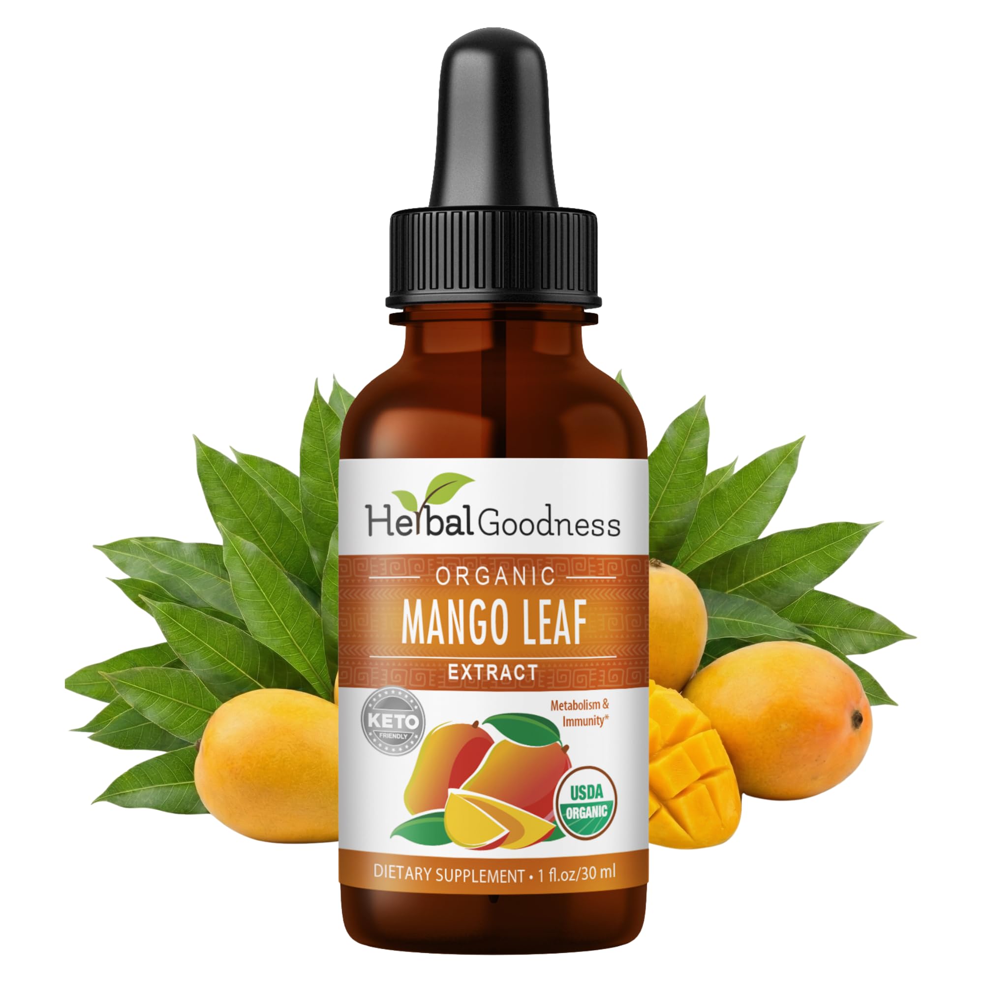Herbal Goodness Organic Mango Leaf Extract Liquid