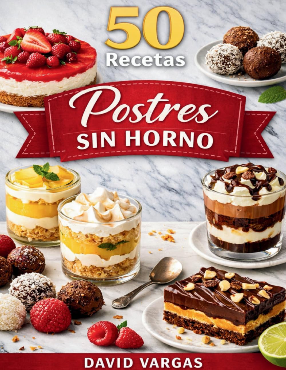 50 Recetas de Postres Sin Horno Fáciles y Deliciosos: Ideas dulces rápidas para disfrutar en casa todo el año