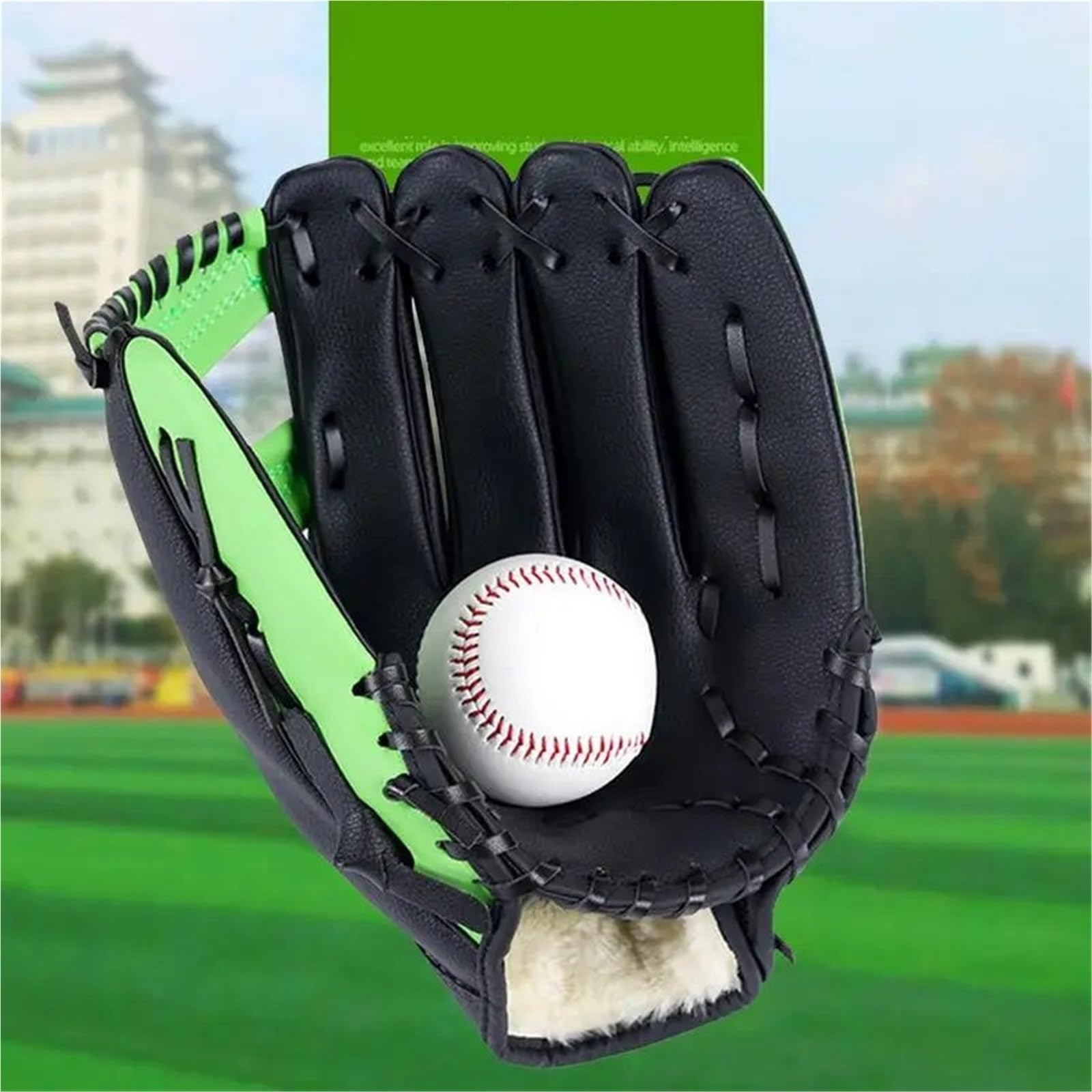 Guante de Béisbol Guante de béisbol Deportivo, Guantes bateo for Exteriores, Equipo práctica Softball, manopla competición Entrenamiento