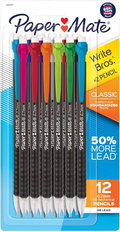 Paper Mate Write Bros. Classic Mechanical Pencils, 1 Dozen