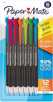 Paper Mate Write Bros. Classic Mechanical Pencils, 1 Dozen
