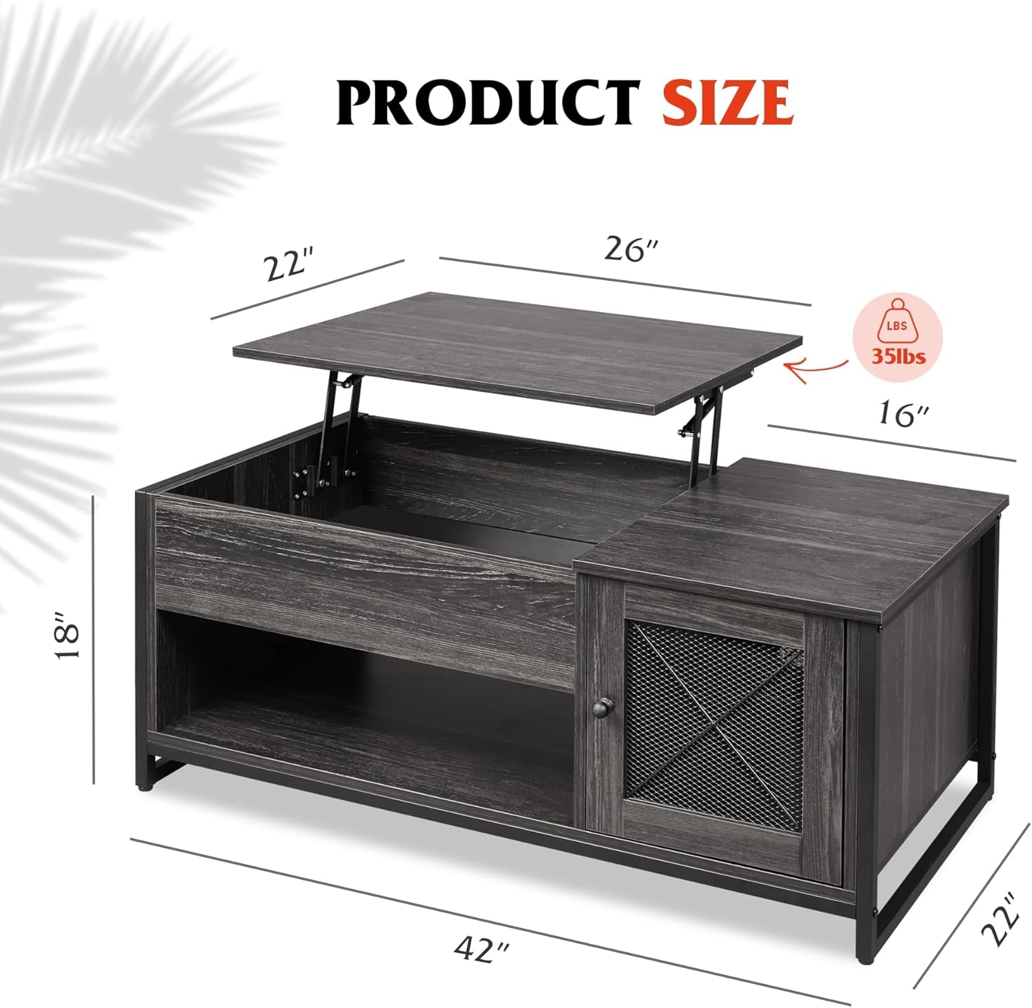 WLIVE Coffee Table and Side Table Set, Gray Oak : Home & Kitchen