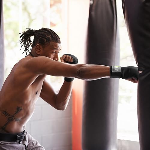 Miniatura 7 de Vendas de mano de boxeo para hombres y mujeres  Boxeo Quick Wraps Guantes internos Kickboxing Guantes de boxeo Guantes de boxeo Soporte de nudillos