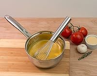 Vista 3 de Soro Essentials Látigo de alambre de piano de acero inoxidable de 10 pulgadas - Batidor de alambre para batir cocinar batir mezclar mezclar