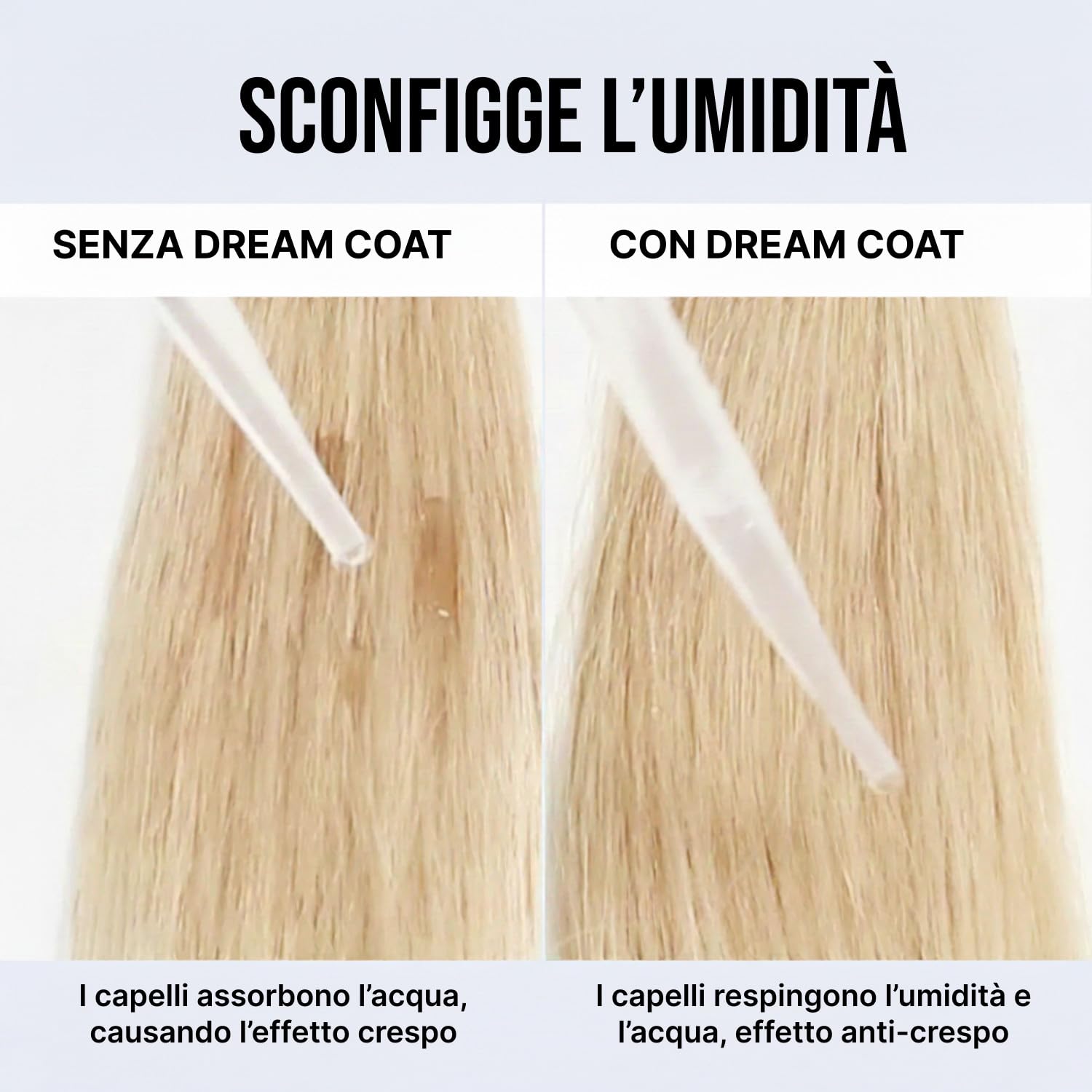 Color Wow, Dream Coat Supernatural Spray, Trattamento Anti-Crespo per Capelli Lisci e Lucenti, Tecnologia a Polimeri Attivata dal Calore, Per Capelli Colorati o Soggetti a Crespo, 50ml