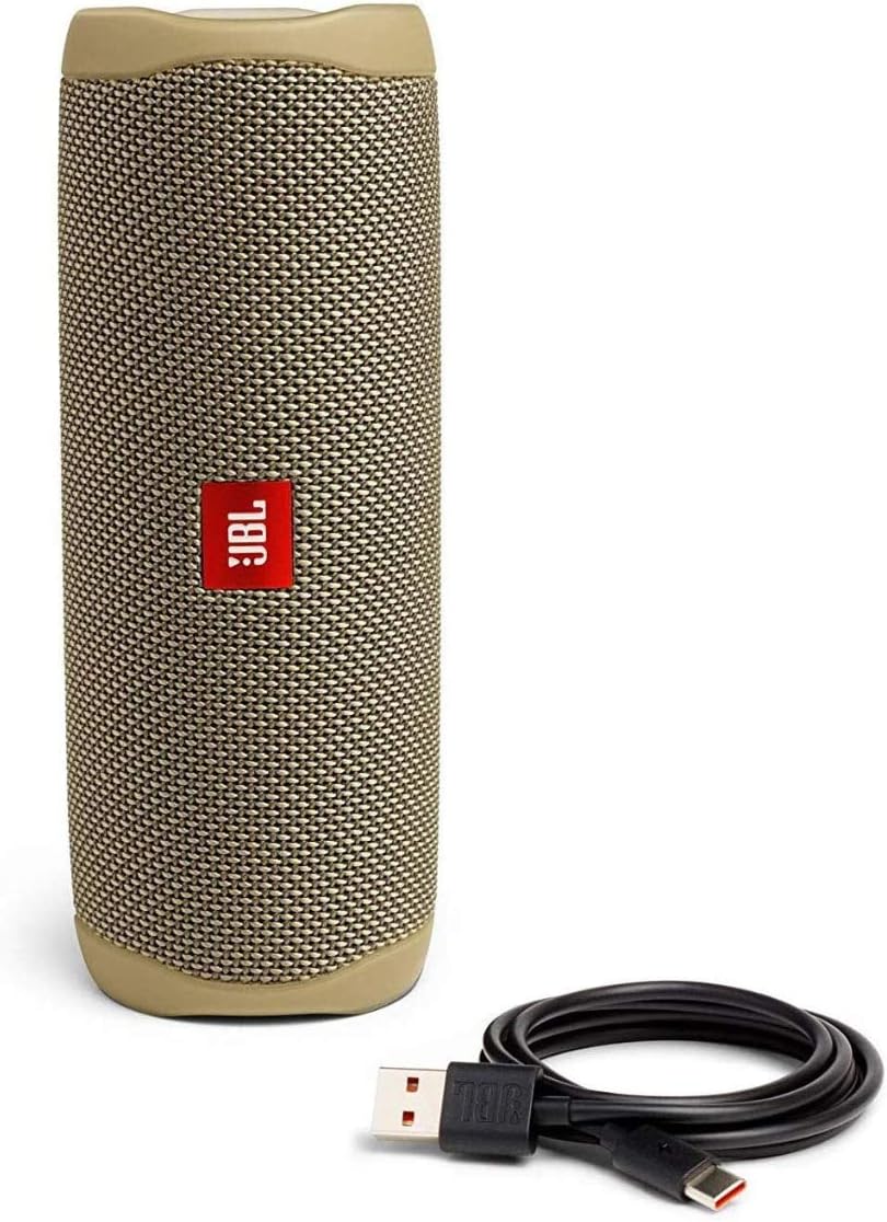 Gеt Sресіаl Prісе JBL Flip 5 Portable Waterproof Bluetooth Speaker (Sand) with Knox Gear Hardshell Travel and Protective Case Bundle (2 Items)