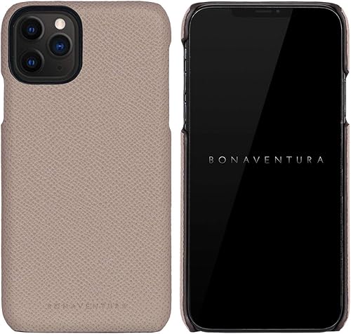 Vista 13 de BONAVENTURA Noblessa - Carcasa trasera [compatible con iPhone 12 Pro Max, Greige] BBCN12PM-GG