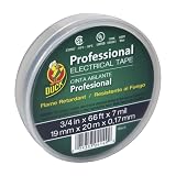 Duck Brand Professional Electrical Tape, 0.75 in x 66 Feet, Black, 1 Roll – view 1