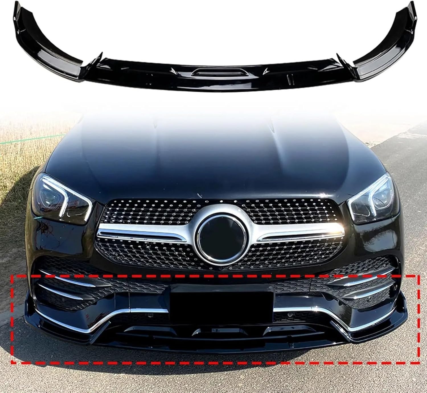 メルセデスベンツ GLE W167 GLE53 AMG 後期 フロント リップ