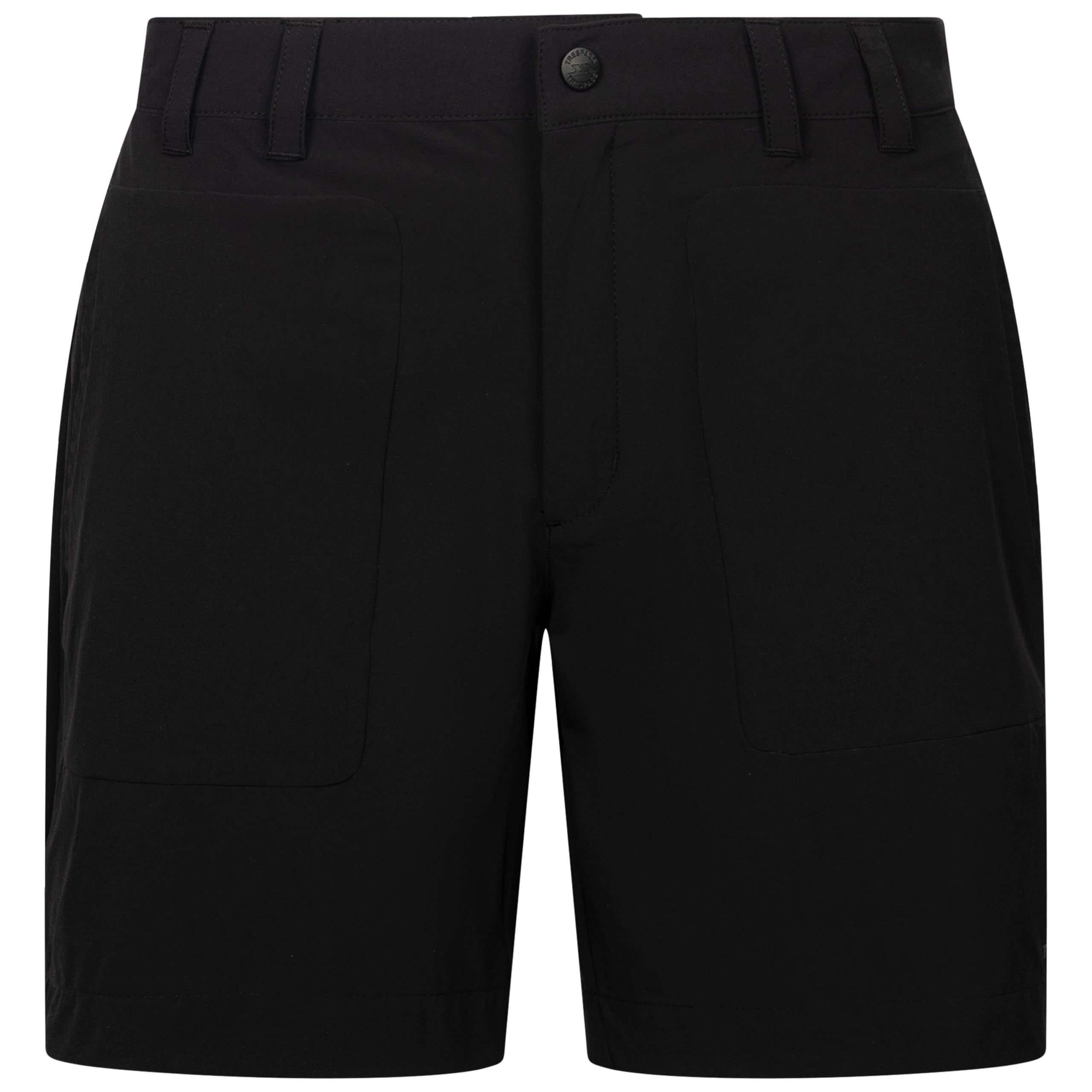 Trespass Women's Black Adventure Shorts Montrose In Size - 12