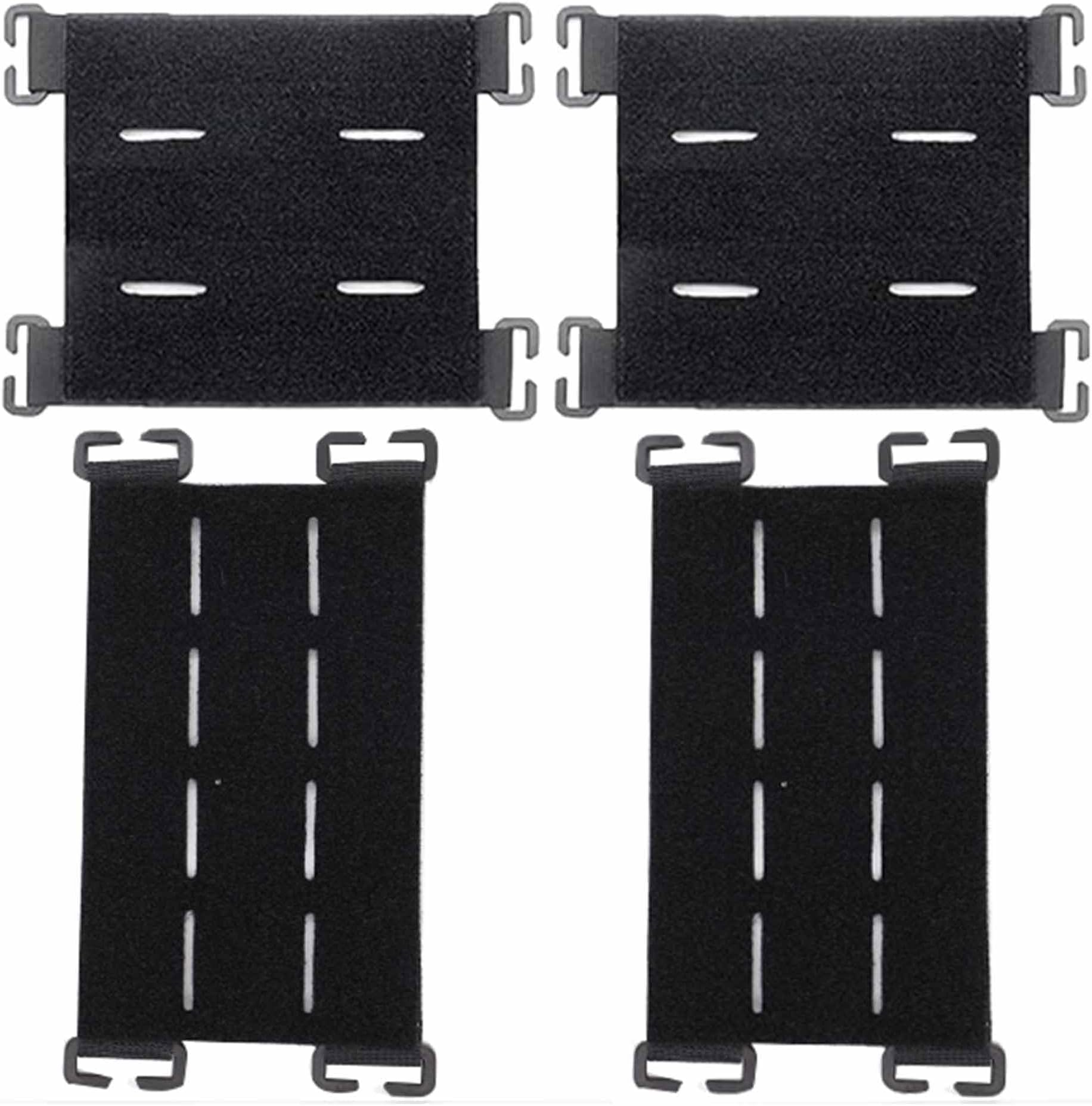 Camera Wrist Strap with 4 Quick Release, Molle Patch Panel Tactical Patches, Tactical Vest Patch, Molle Patch Panel for Outdoor Backpacks and Tactical Equipment, black, 180 mm x 100 mm und 170