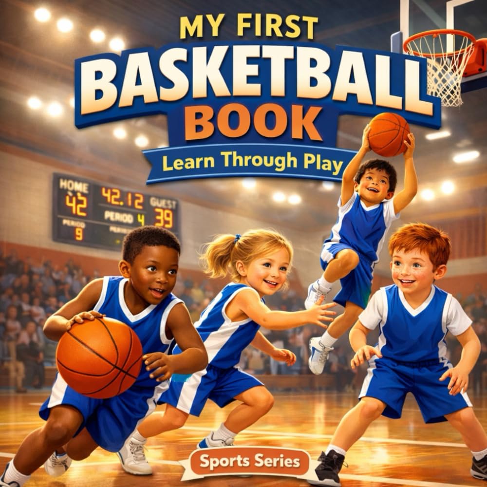 My First Basketball Book: A Fun and Interactive Basketball Story for Kids