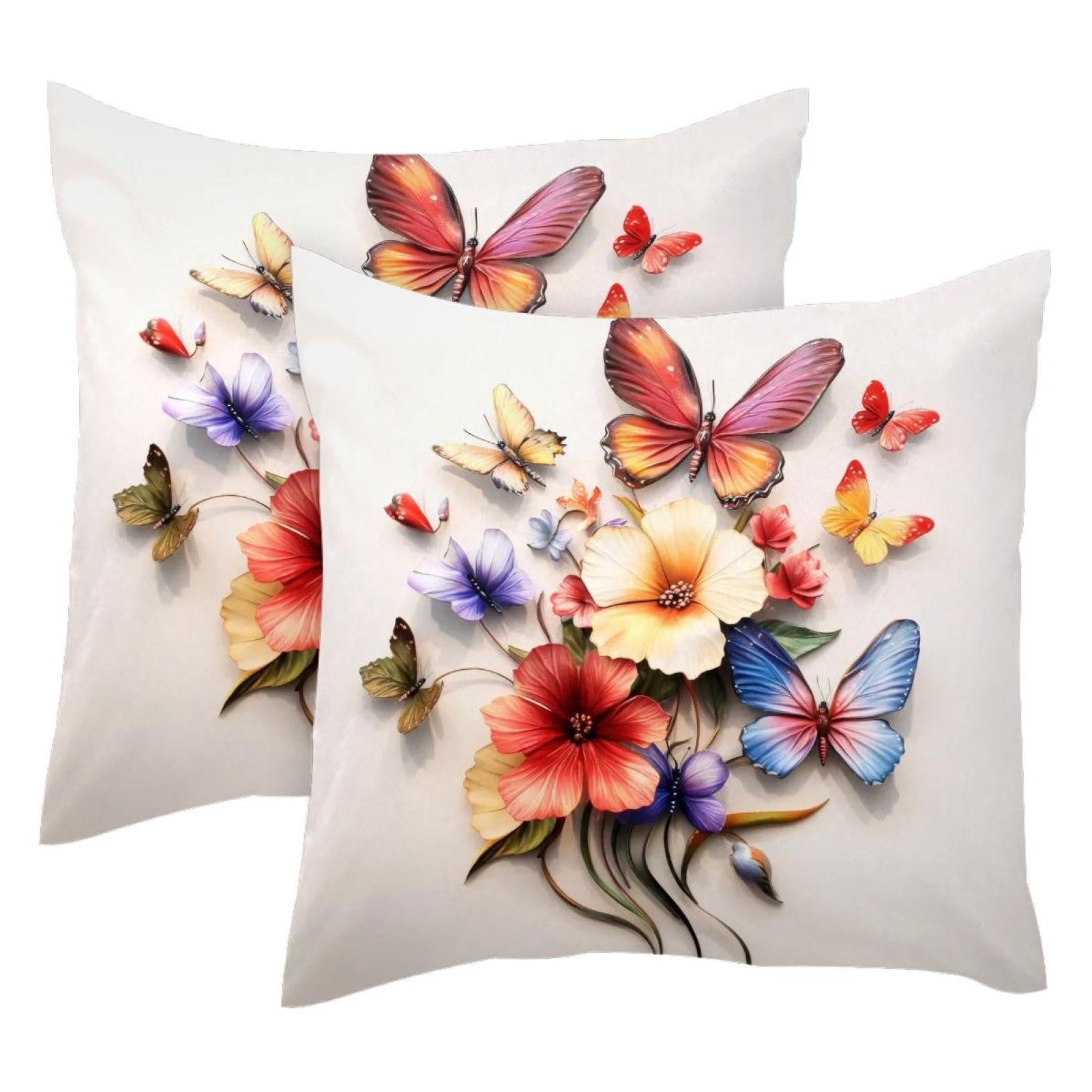 Housse de coussin en velours double face de haute qualité 50 x 50 cm