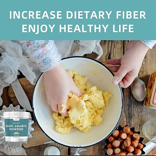 Miniatura 10 de Polvo árabe de goma de mascar de 18 onzas, 100% puro, grado alimenticio, polvo de goma árabe premium, pinturas de acuarela de bricolaje, goma árabe