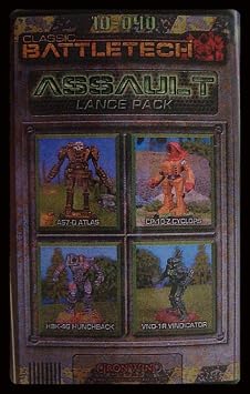 Assault Lance Classic BattleMech Miniatures