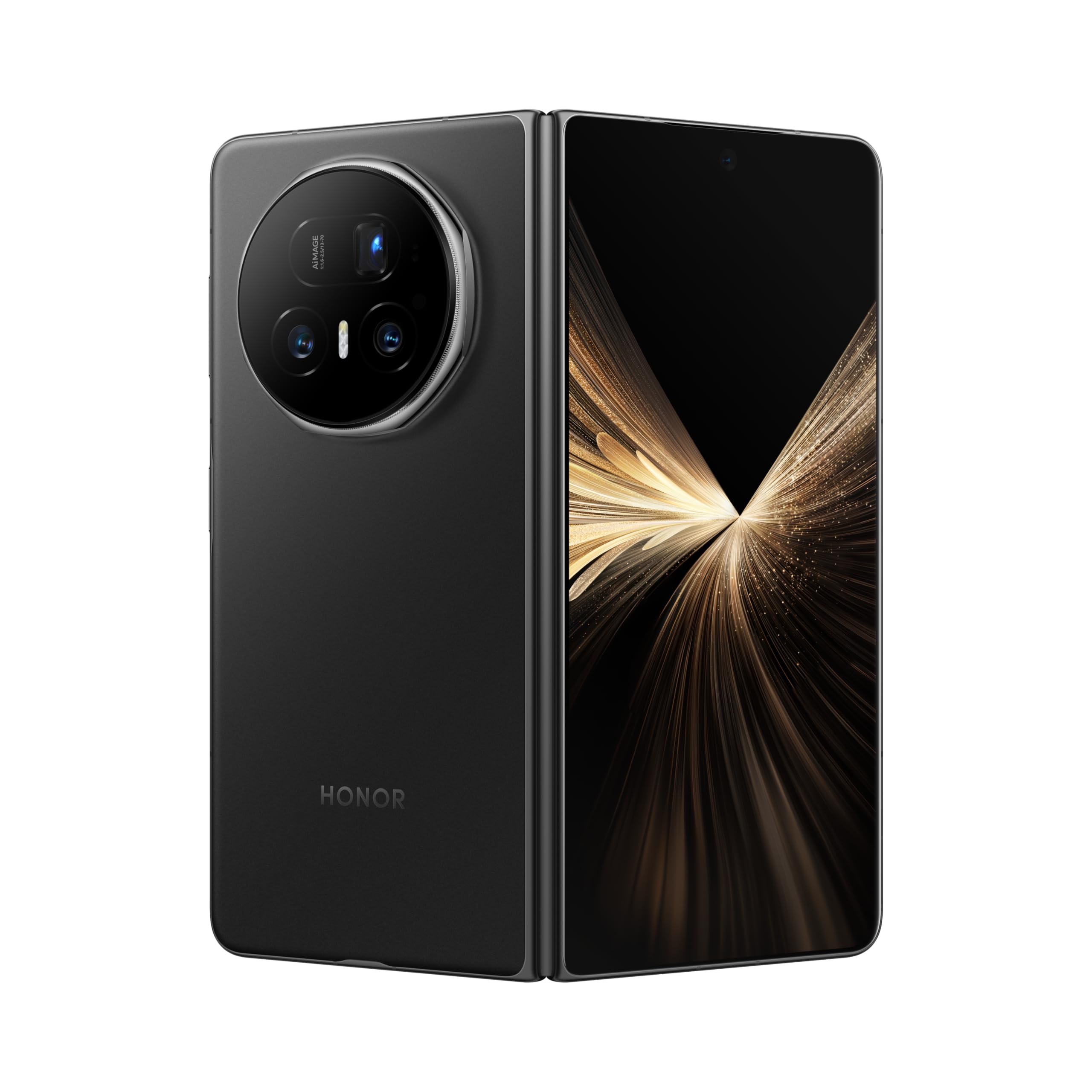 HONOR Magic V5 Smartphone Plegable, Pantalla 7,​95 Pulgadas 120Hz, Batería 5820mAh, Almacenamiento 16+​512GB, Snapdragon 8 Elite, Arte del Diseño Plegable, Android 15 (Black, 512, GB, 16, GB)