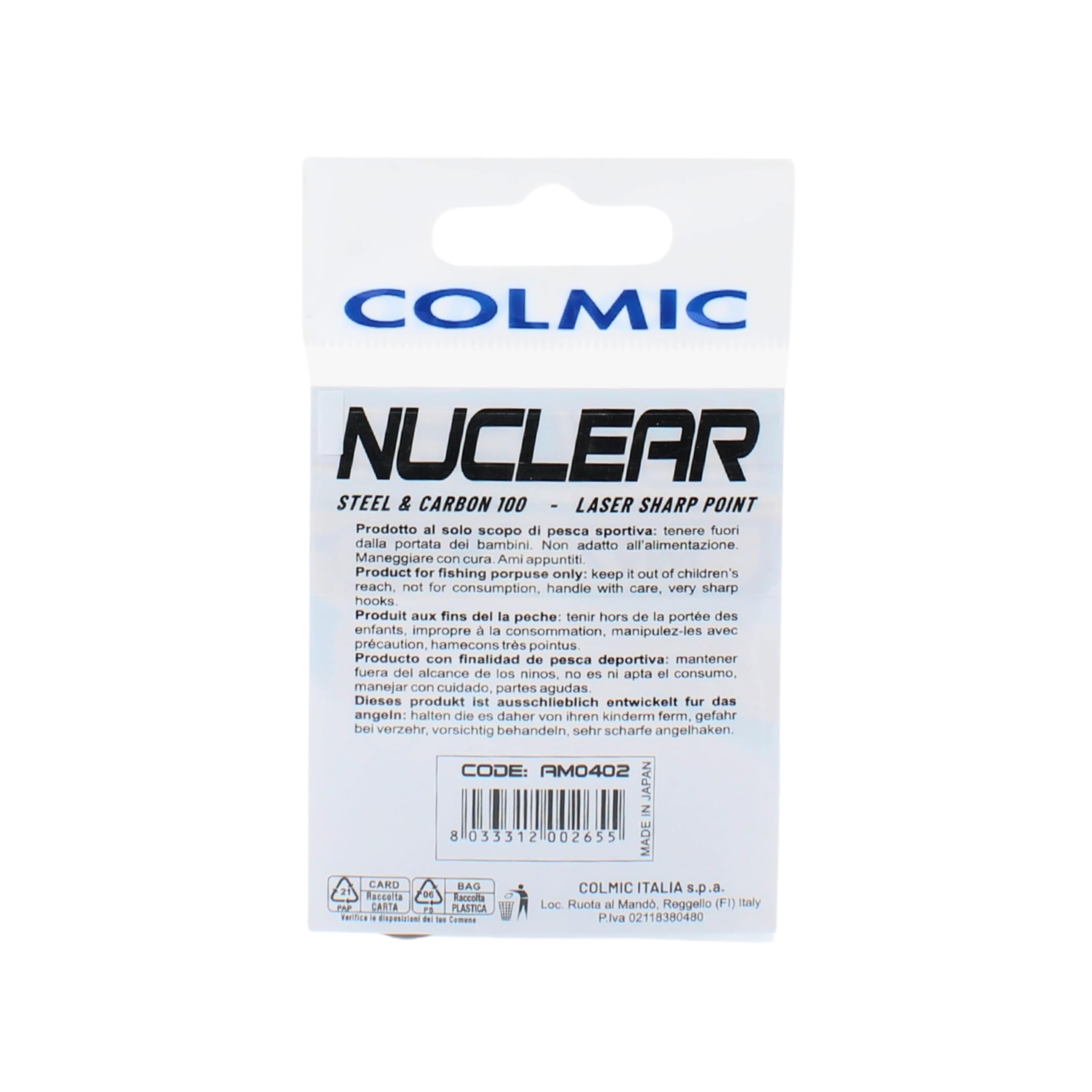 Colmic 10 anzuelos de pesca WBN502 Carp Line de acero al carbono negro níquel – Flatted, redondo, Barbless – Precisos y resistentes para pesca de carpas técnica – Producto oficial Colmic — view 4