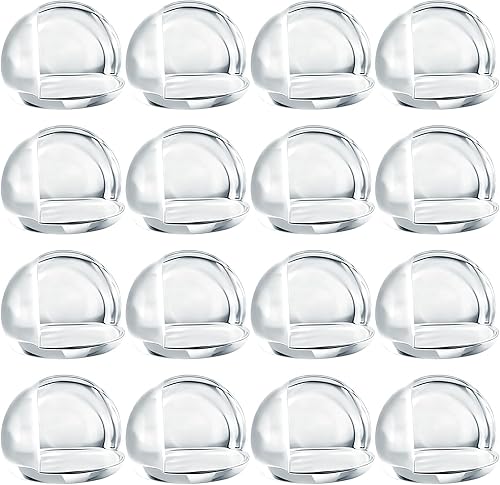 Miniatura 7 de Paquete de 16 protectores de esquina para bebés, protectores de esquinas transparentes y protectores de bordes, protectores de seguridad