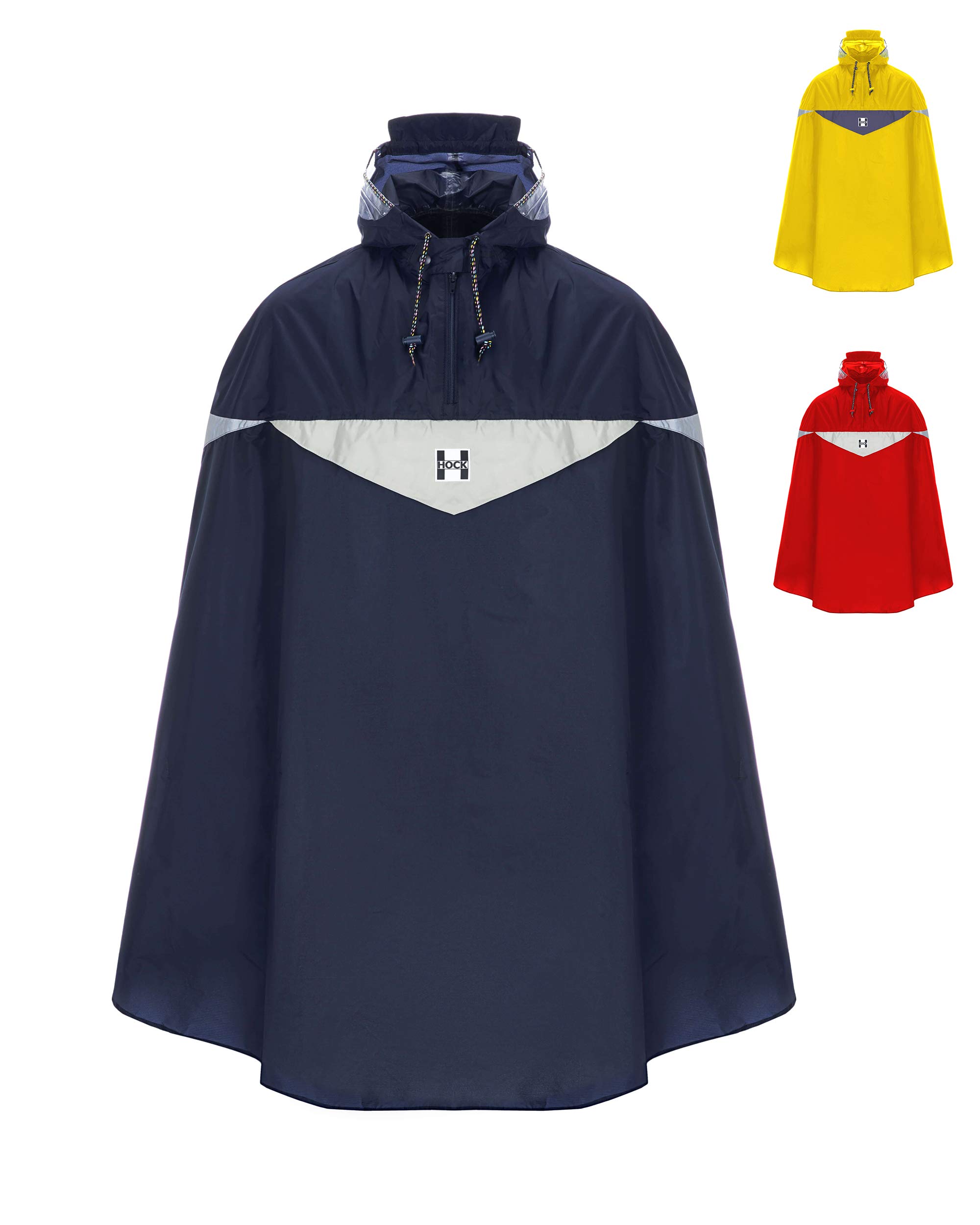 HOCK Super Praktiko Bicycle poncho, 30% reduced because of small optical deficiency*, navy blue/silver
