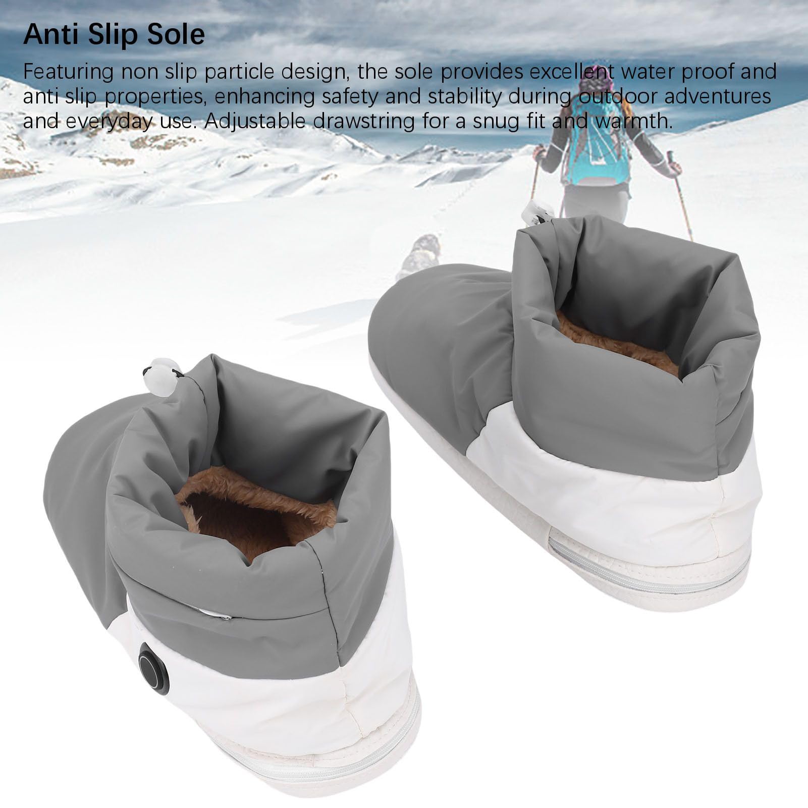 Pantofole riscaldate Prodotti Riscaldanti Invernali Scaldapiedi Campeggio | Scaldapiedi USB Termico Per Freddo Forniture Campeggio Escursionismo Pavimento Viaggio Inverno Caccia Natale Autunn