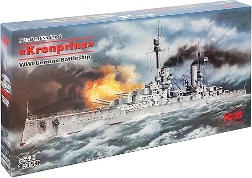 ICM Modelos Battleship SMS Kronprinz Kit de construcción