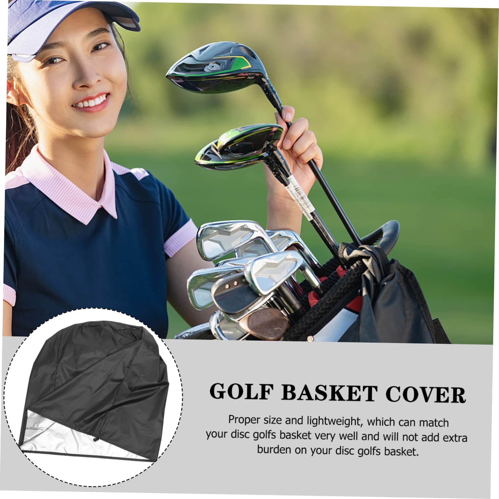SUPVOX Golfs Basket Accessory Weatherproof Cover Sleek Design Enhance Your Golfing Experience