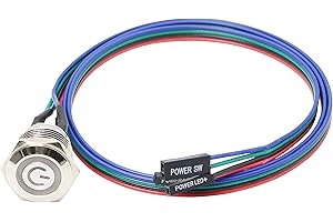 XMSJSIY PC Power Button - ATX Supply On/Off Chassis Switch