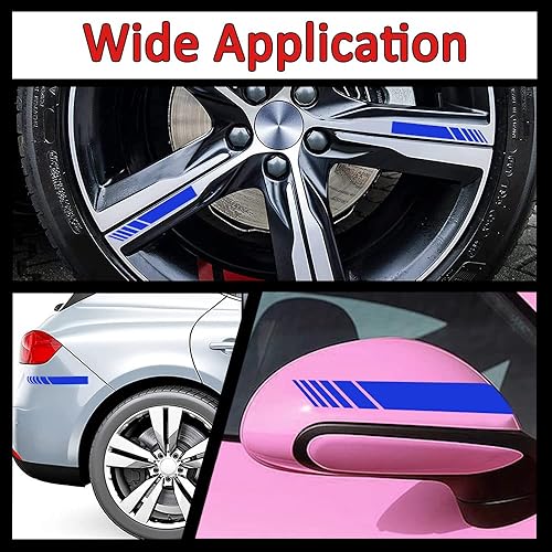 Miniatura 7 de 2 calcomanías para espejo retrovisor de automóvil, calcomanías para espejos retrovisores laterales, accesorios exteriores de automóvil, calcomanías