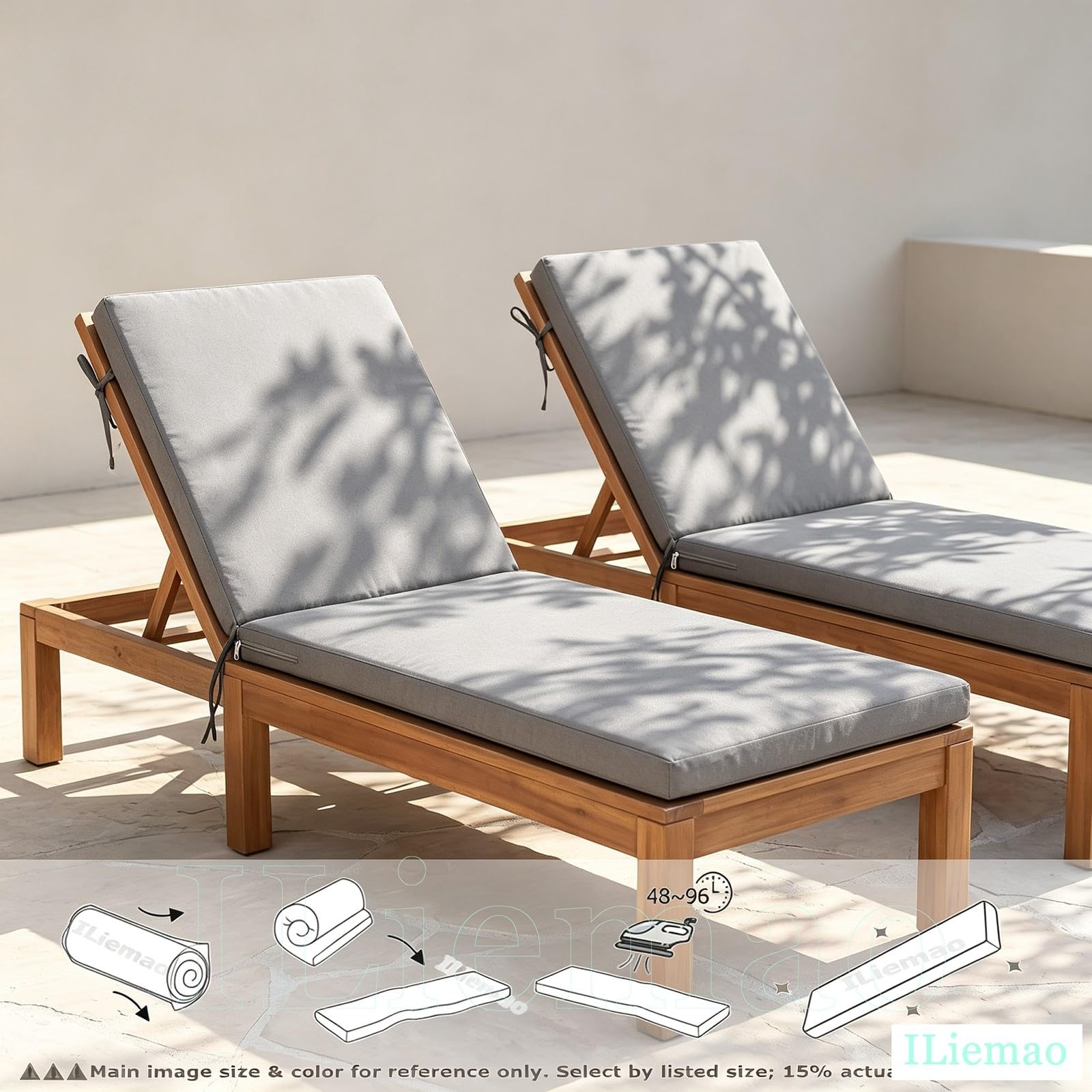 Sitzkissen Outdoor für Bank Rattanmöbel Bänke Stühle Gartenstühle Stuhl Den