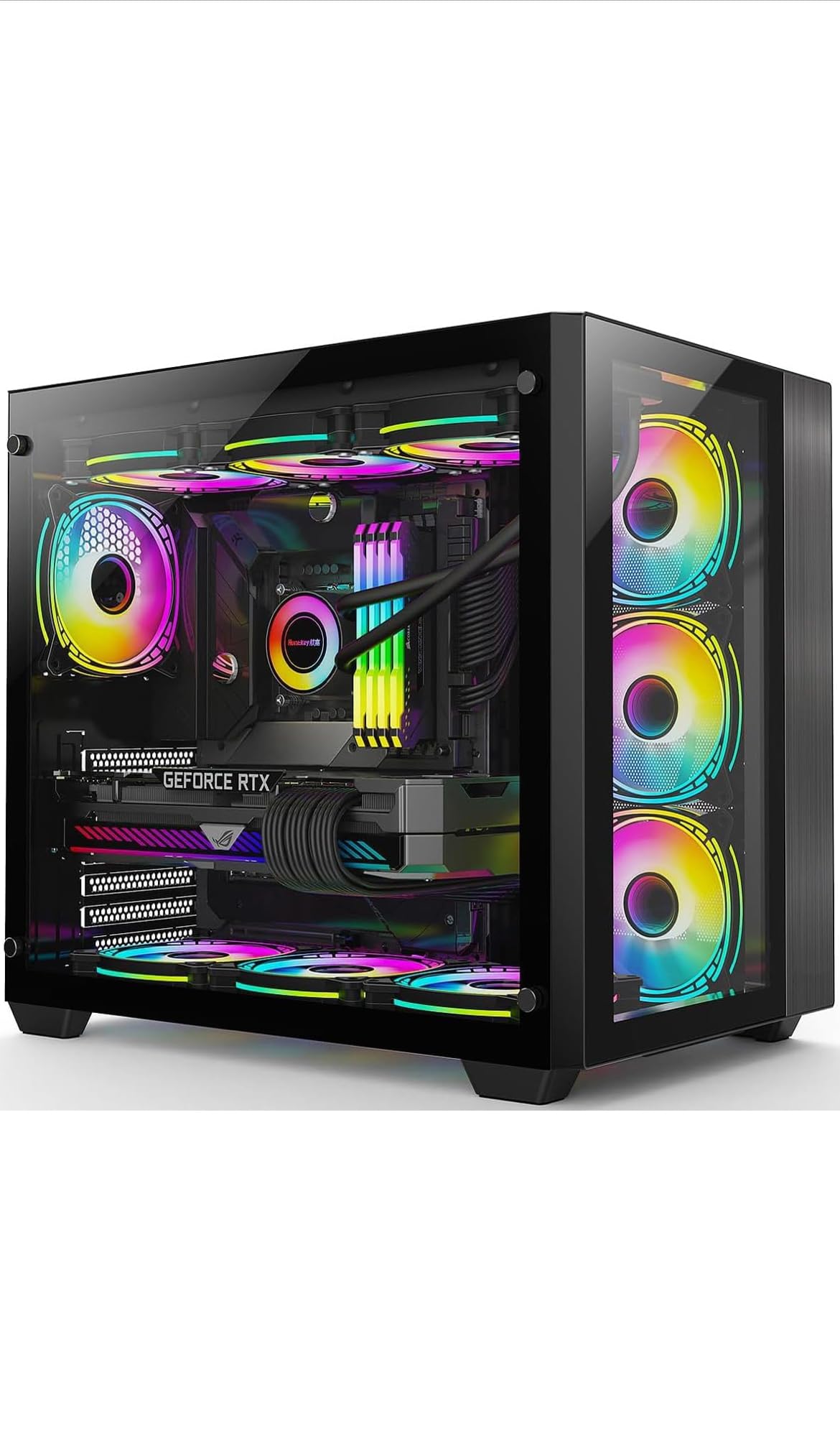 Gaming PC Desktop, Ryzen 7 9800X3D, RTX 4070 Super 12GB, 32GB DDR5