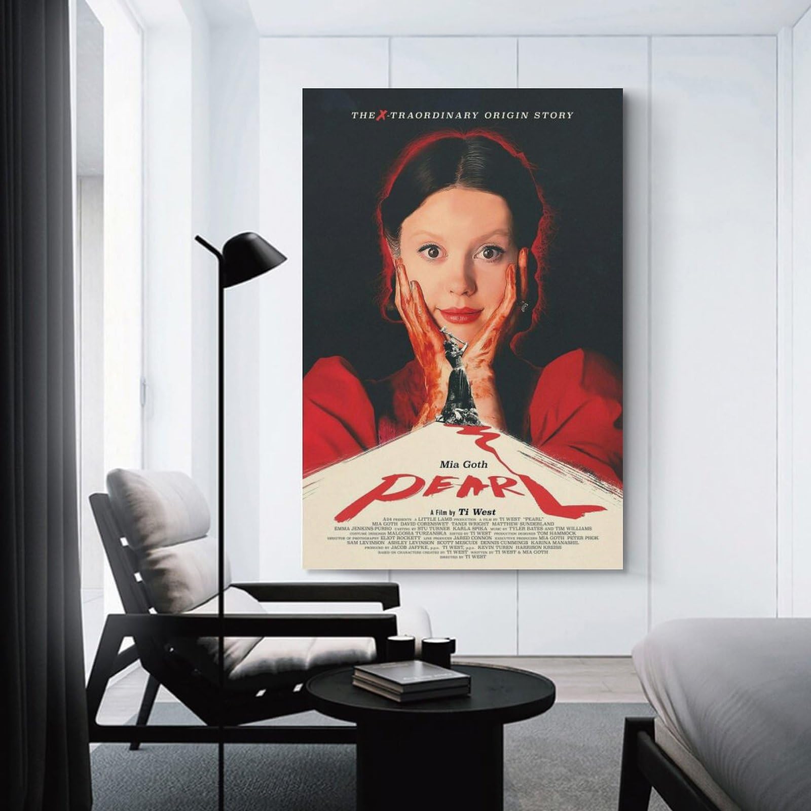 Amazon.co.jp: Pearl パール 映画ポスター アートパネル キャンバス 壁 