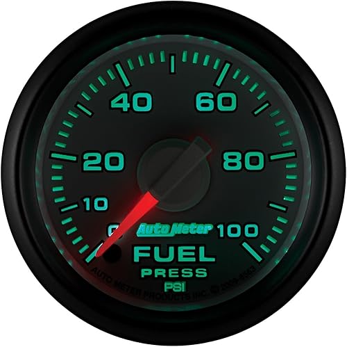 Miniatura 3 de Auto Meter 8563 Factory Match 2-116" 0-100 PSI Presión de combustible para Dodge