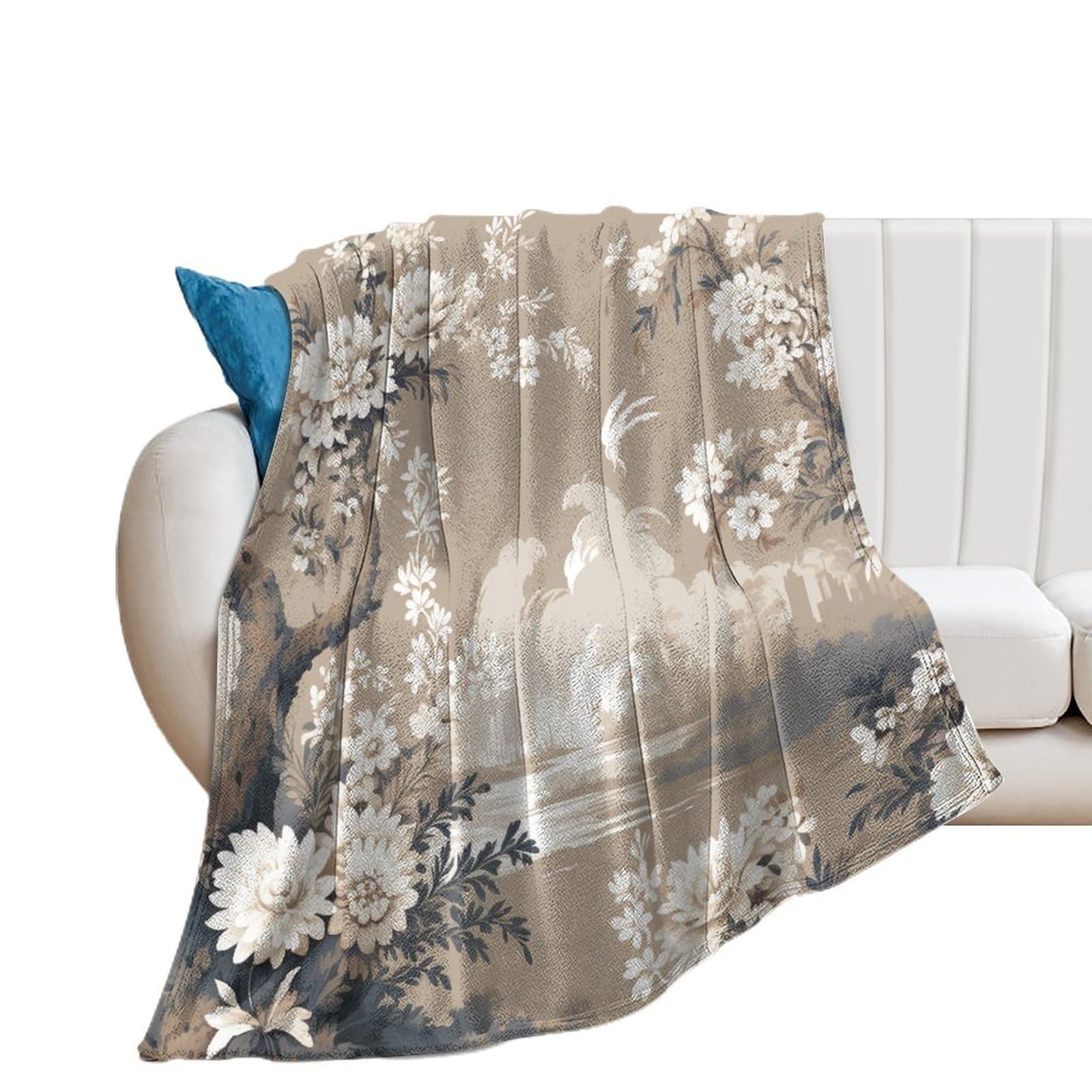 Couverture polaire en flanelle douce et grand plaid chaud pour lit