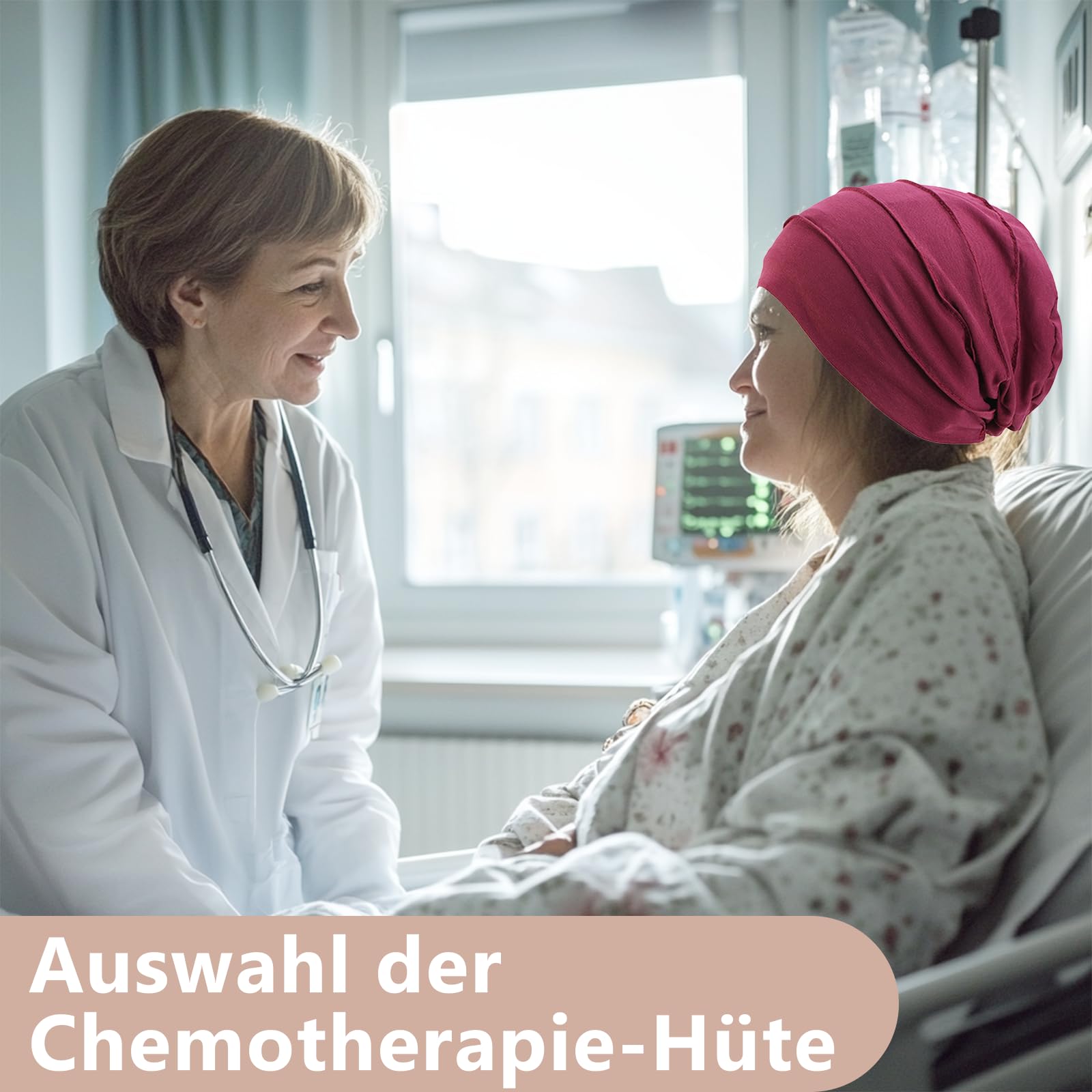 Chemo Cancer Cotton Kopftuch Mütze Seide gefütterte Mütze Ethnic Cloth Turban Cap für Frauen