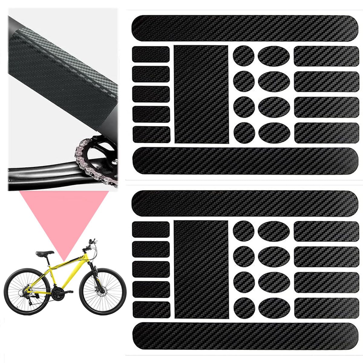 Bicycle Frame Protection Film, Bike Sticking Anti-rub And Scratch Paint