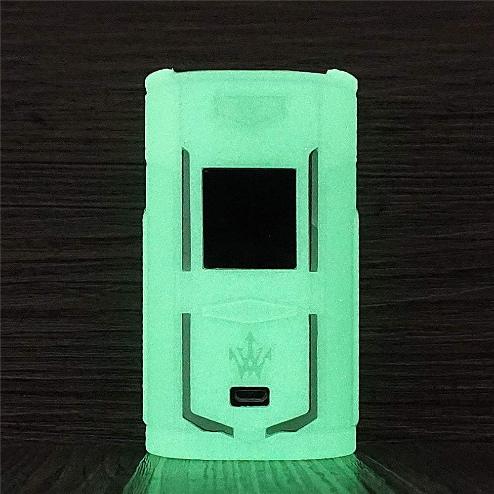 ORIN Texture Silicone Case for VooPoo X217 217W x Woody TC Box Mod Protective Antislip Duarble Sleeve Cover Wrap Skin Decal（Glow in the Dark）