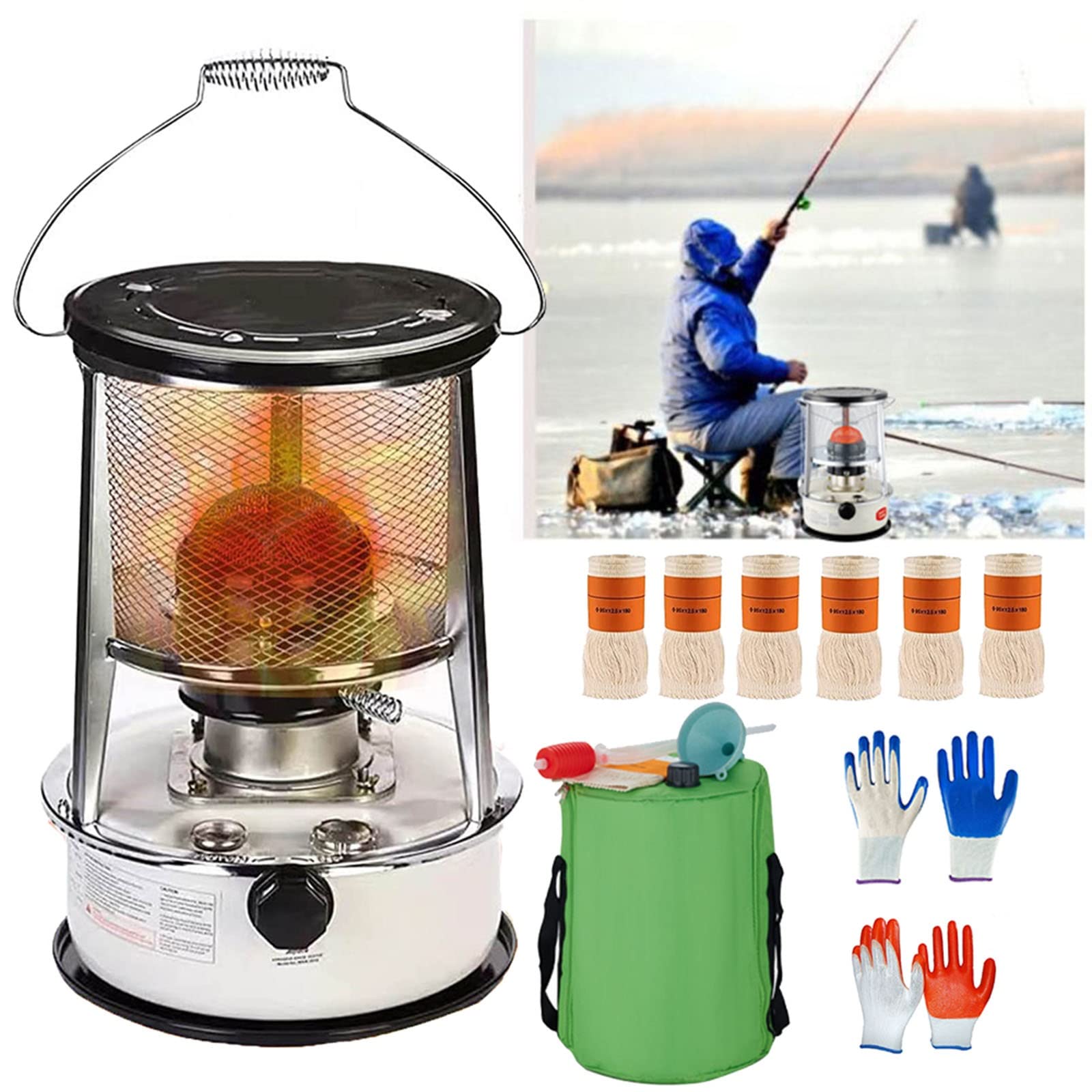 Petroleum Stove for Indoor Use, 2 in 1 Portable Petrol Heater, Heater  without Electricity, Petroleum Heater,